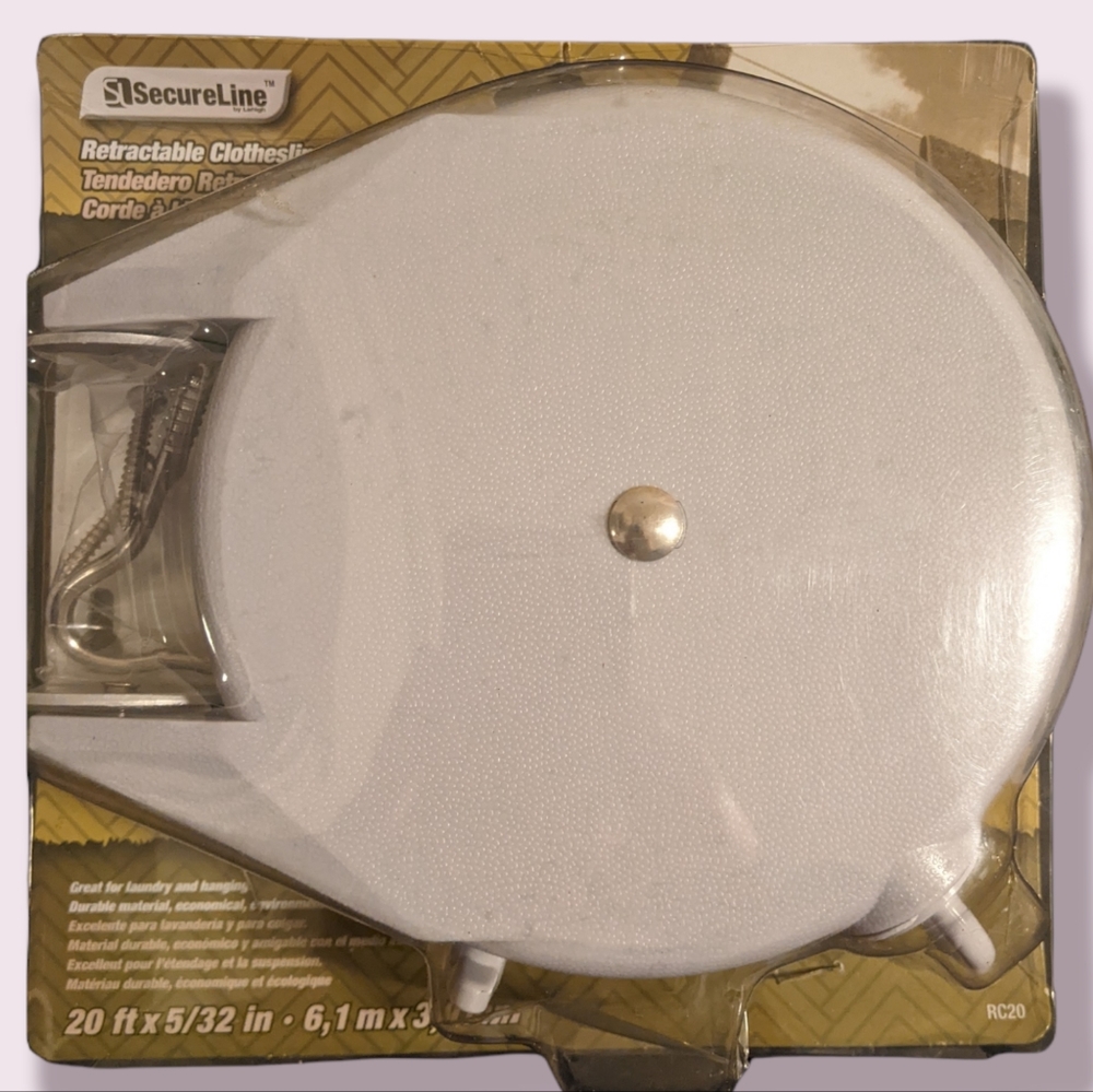 SecureLine 20ft Retractable Clothesline